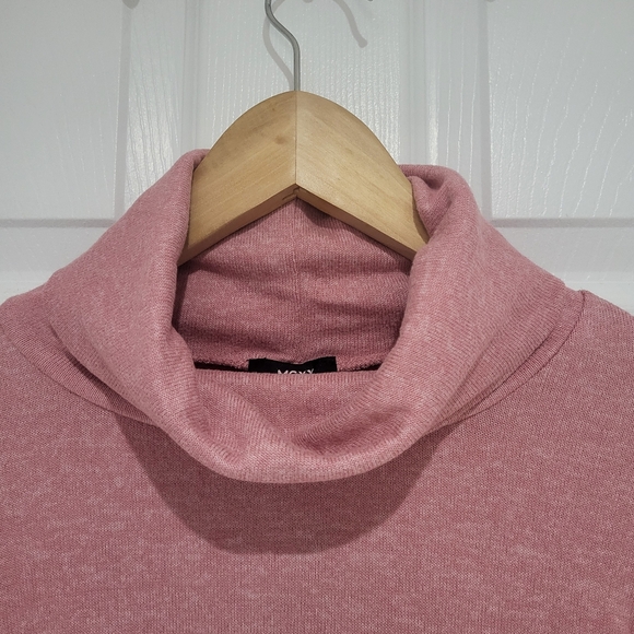 NWT Mexx Light Weight Mock Neck Turtleneck Sweater Pink Size XL - Picture 4 of 11